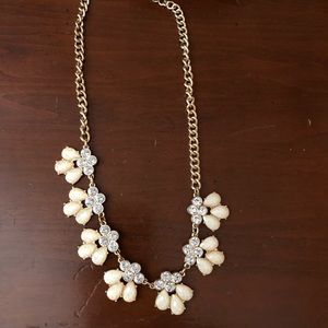Light pink statment necklace
